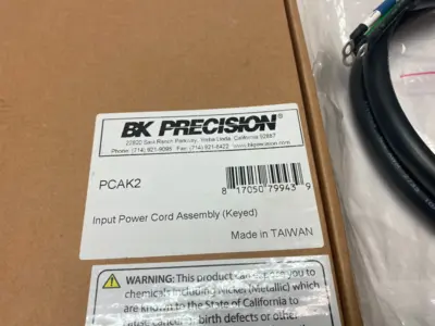 PCAK2 | BK Precision  Unterminated AC Power Cable Assembly - New Other