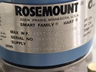 Used ROSEMOUNT 3095MA2CAAA13AA000DB Misc Electrical & Power Parts British Columbia CA | Lenmark #836406