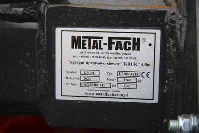 New | in-Stock 2024 METAL-FACH U710/1 Tandem Discs Pennsylvania US | Zimmerman Farm Service #1409902