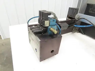 Sato M-8485S Label Mill Barcode Printer Labeler Pneumatic Blower Applicator