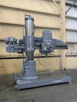 6' X 17" CARLTON MODEL #3-A RADIAL ARM DRILL: STOCK #22070