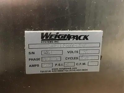 Used WEIGHPACK _UNKNOWN_ Pouch Packaging Machinery Washington US | UNION STANDARD EQUIPMENT CO. #1345539