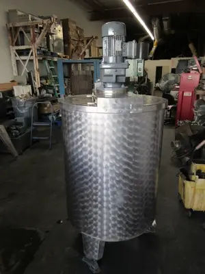 Jacket Mixing Tank, Stainless Steel