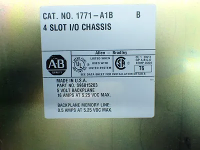 Used ALLENBRADLEY 1771A1B PLC Chassis Ohio US | HGR 24 #1095245