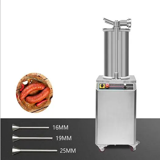 Hydraulic 110V 26LSausage Stuffer Filler machine Vertical 880lb/h Sausage Maker
