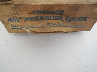 NEW TRERICE 600B PRESSURE GAUGE 4 1/2"