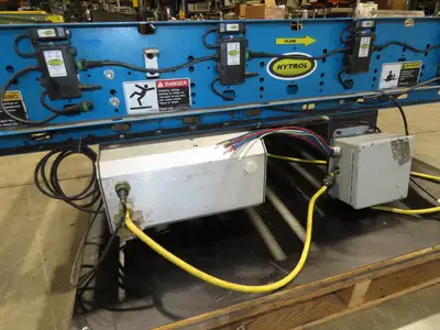 Hytrol 190E24EZ 30"x 5' Accumulation Roller Conveyor 27"BF 24V EZLogic Zones