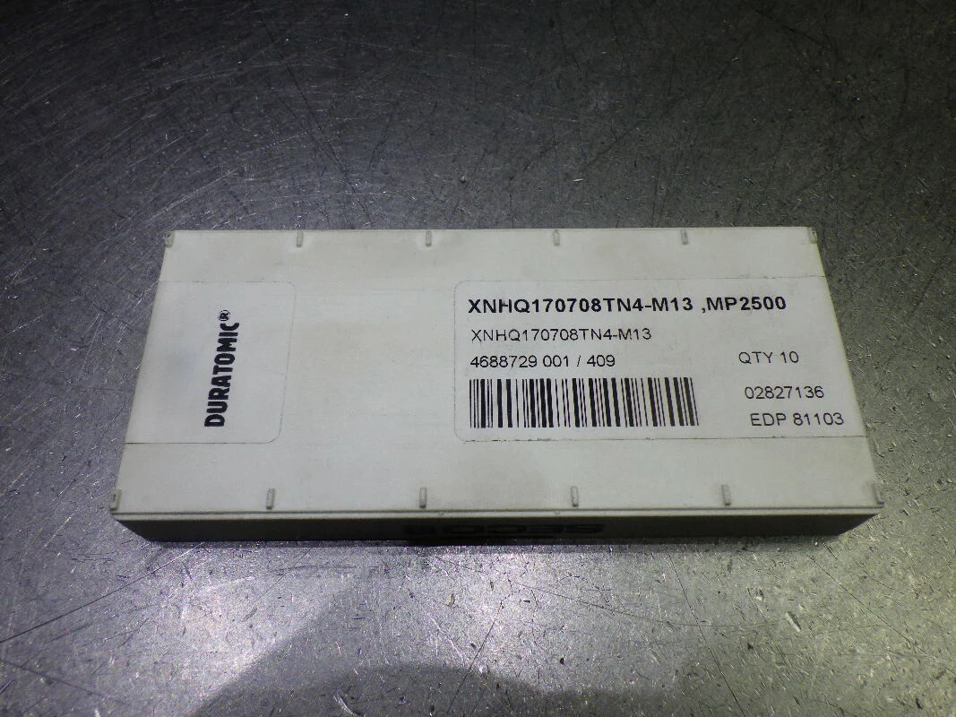SECO Carbide Milling Inserts QTY10 XNHQ170708TN4-M13 MP2500 (LOC1988C)