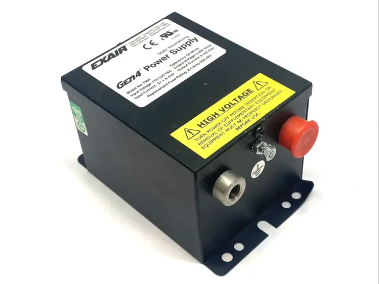 Used EXAIR GEN4 STATIC ELIMINATOR POWER SUPPLY 115/230VAC 5KV 2 OUTPUT Power Supplies | Maverick Industrial Sales #1099076