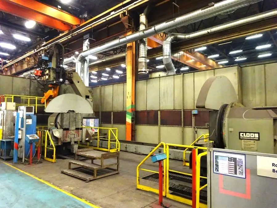 USED CLOOS ROMAT 310 WELDING UNIT FOR BIG PIECES