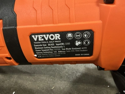 Used VEVOR DC425 Concrete Cutters Michigan US | Miedema Asset Management Group #1327357
