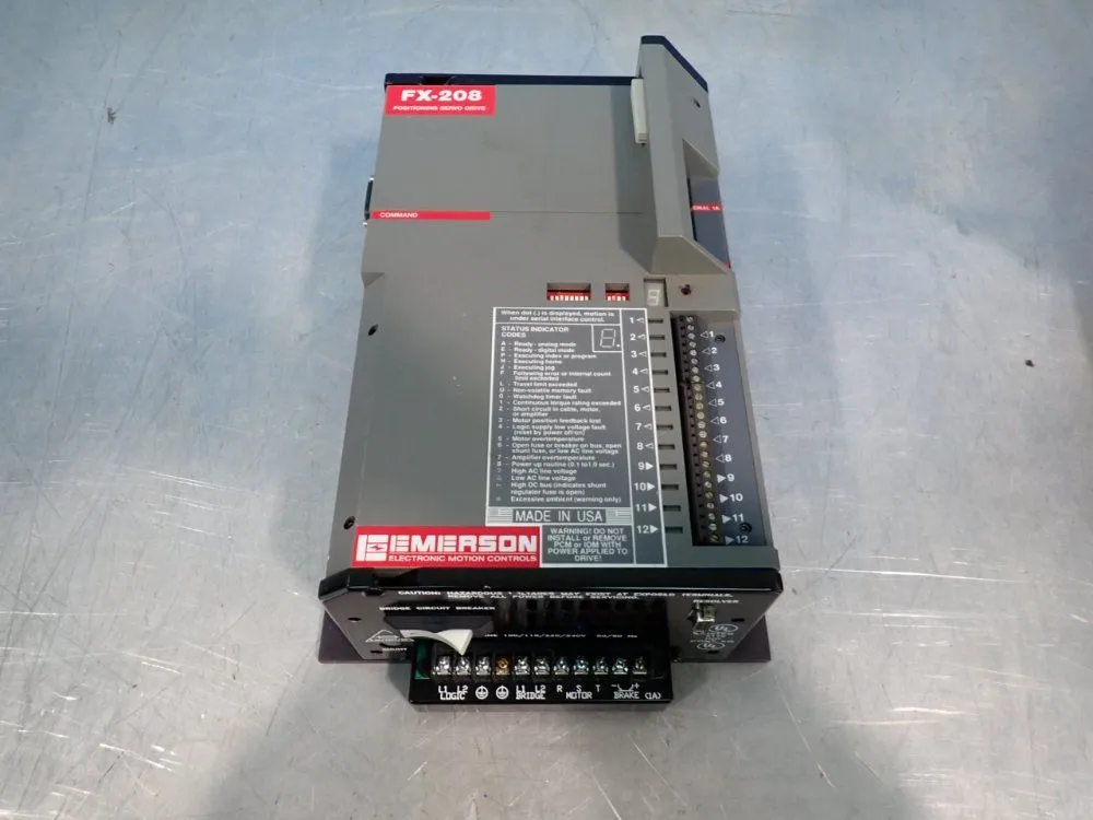 Used EMERSON FX208 Servo Drives Ohio US | HGR 24 #878455