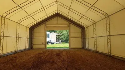 NEW 30X60X20 DOUBLE TRUSS STORAGE BUILDING