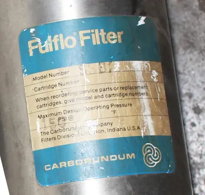 USED COMMERCIAL FILTER CORPORATION SSB-20-3/4