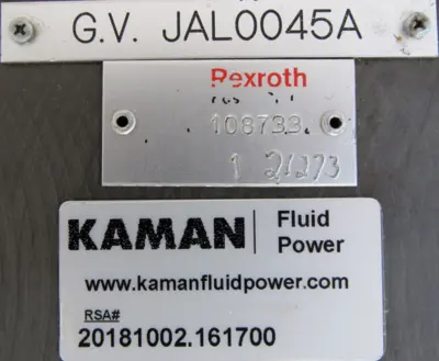NEW REXROTH R900912702 VALVE BLOCK LFA32E-71/CA20DQMG24F 108733 R90052621