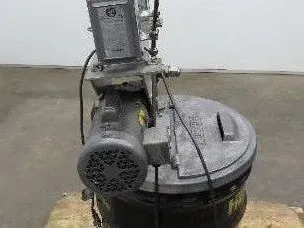 Herschal Mixing Tank 30 Gal Plastic Lined Drum 1/4 Hp 12" Impeller Float Switch