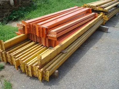 LOT OF 42 INCH DEEP PALLET RACKING