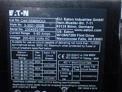 Used EATON C4410590NOUI Surge Protectors | HGR 24 #752307