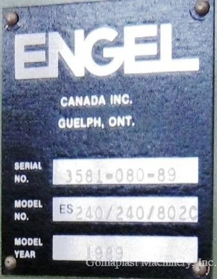 80 Ton Engel Injection Press, Item # 1246