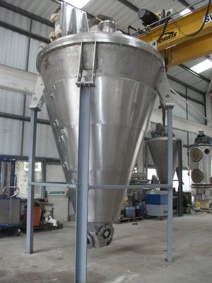 4,000L S/S JKTD Vacuum Conical J. H. Day Mixer Model 1225MBX
