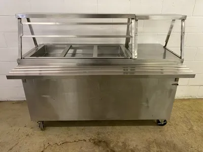 152-0381 Atlas Self Contained Cold Food Salad Bar Buffet