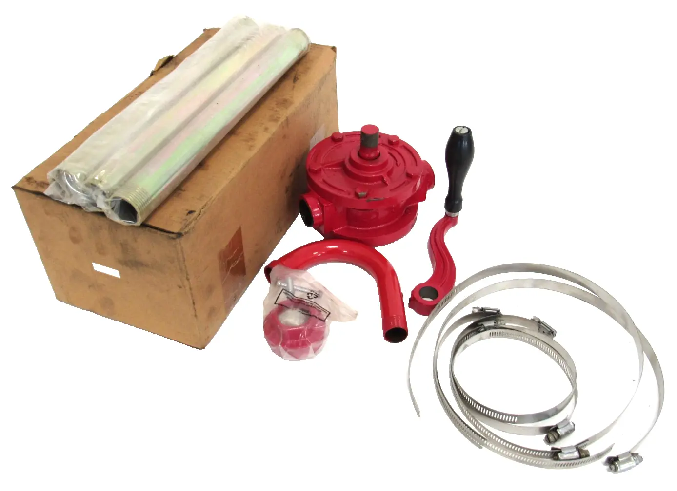 NEW HAND ROTARY BARREL PUMP 30-55 GAL DRUM