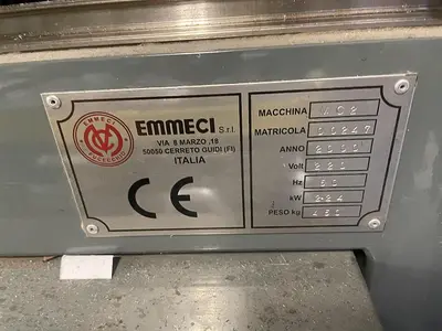 USED 2000 EMMECI MC92 SB RIGID SET-UP BOX MACHINE