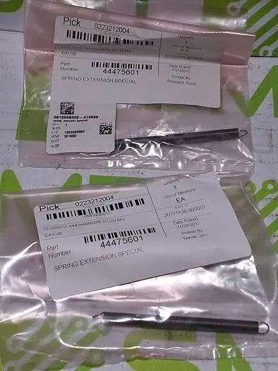 UNIVERSAL INSTRUMENTS 44475601 SPECIAL EXTENSION SPRING LOT OF 3 - NEW