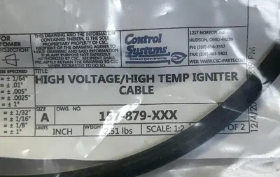 New | in-Stock CONTROL SYSTEMS 157-879-XXX Cable & Wire | Surplus Asset Holdings #1206753