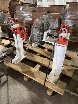 Used MAXSON SHAFTED UNWIND Corrugating Line Roll Stands Pennsylvania US | Global Equipment International, LLC #1357728