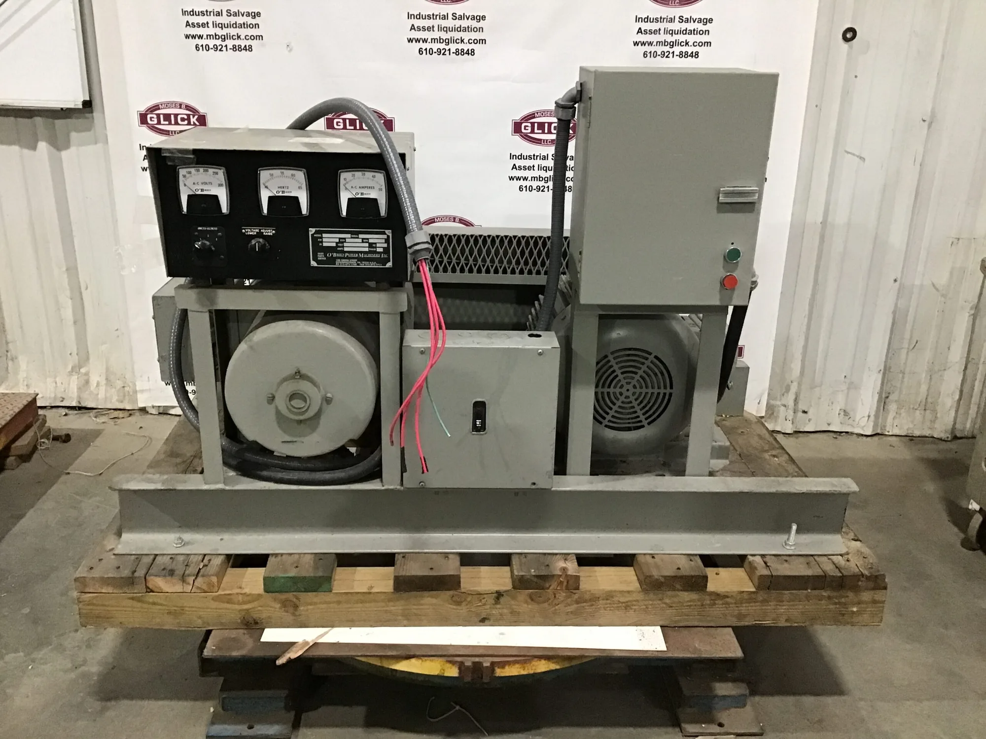 General Electric S5J4324A22Y65 AC Generator 1800 RPM 120/208V 3PH 60Cycle 30kW