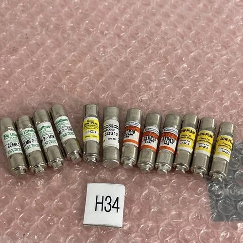 (24) New Assortment No Box; Bussmann,Littlefuse,Ferraz Shawmut (See Description)
