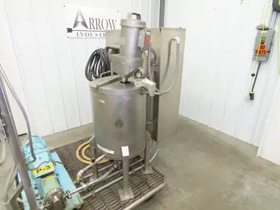 Full Jacket Steam Kettle 15 Gallon Lightnin Mixing Tank Additive Pump Flow Meter