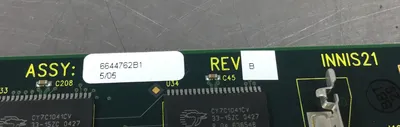 ABB 6644762B1 NETWORK INTERFACE MODULE REV B INNIS21 3E-38