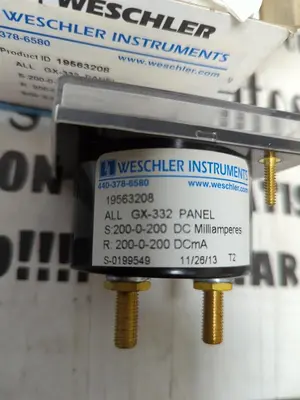New | in-Stock WESCHLER 19563208 Meters - Misc | Surplus Asset Holdings #1206875