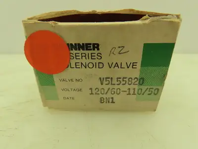 Honeywell Skinner V5L55820 Solenoid Valve 3-Way NC 120V 100 PSI 1/4" NPT