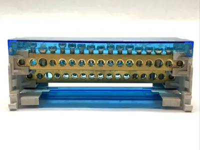 USED NVENT BD-40A TWO POLE DISTRIBUTION BLOCK 40A 500V
