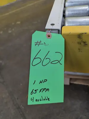 Used HYTROL LIVE ROLLER CONVEYOR - V-BELT Roller Conveyors Wisconsin US | Packer City Sales #1321943