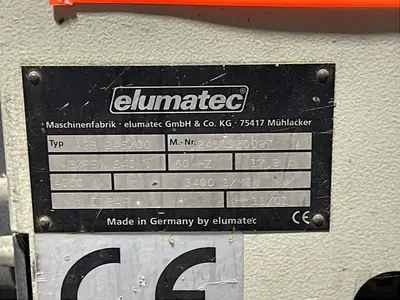 USED 2001 ELUMATEC MGS 245/00