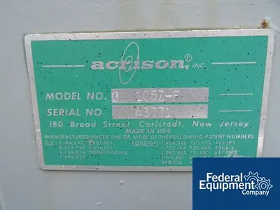 USED Acrison ACRISON FEEDER, S/S, MODEL 105Z-F