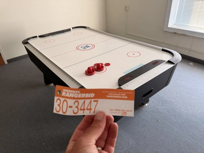Used NC AIR HOCKEY TABLE WITH PUCKS AND PUSHERS Arcade/Entertainment Michigan US | Miedema Asset Management Group #1357552