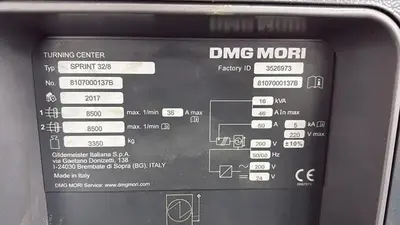 USED 2017 MORI SEIKI SPRINT 32/8