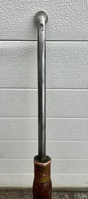 Metal Spooned Spinning Tool ~ 29" Length - 7/8" Tip ~ (5787)