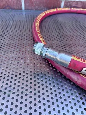 USED BIOFLEX RC 98" AFLEX HOSE W/ 1" SANITARY FITTING TO NPT