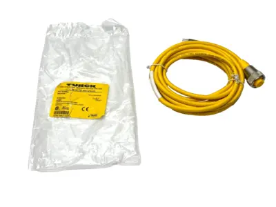 New | in-Stock Turck Minifast Connector Cordset 7/8"-16UN Female 4-Pin 4m U2045 Disconnects Michigan US | Maverick Industrial Sales #1391299