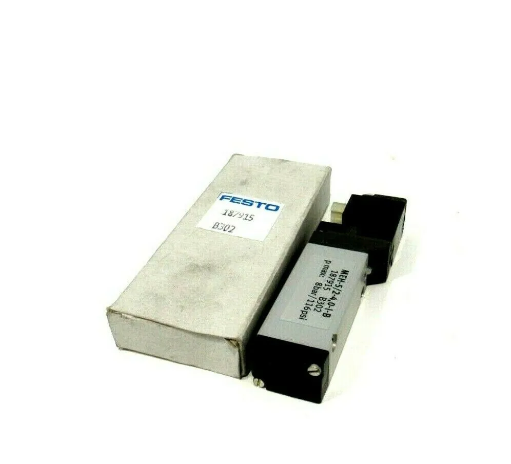 NEW FESTO MEH-5/2-4,0-I-B SOLENOID VALVE 187915 MEH5240IB