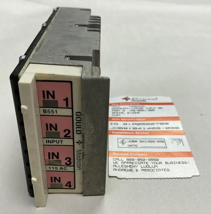 Used MODICON AS-B551-000 PLC Input & Output Ohio US | Surplus Asset Holdings #1234164