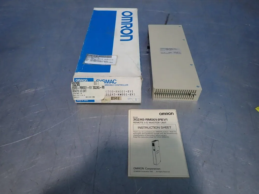 Used OMRON C500RM001EV1 PLC Input & Output Ohio US | HGR 24 #802896