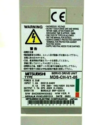 NEW MITSUBISHI MDS-CH-V1-05 SERVO DRIVE H/W VER.A MDSCHV105