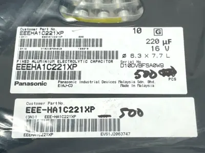 New | in-Stock Panasonic EEE-HA1C221XP Capacitors Michigan US | Maverick Industrial Sales #1494857